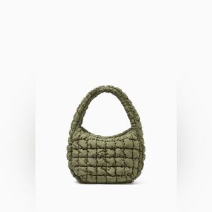 COS Quilted Mini Bag, Olive Green NWT